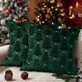 thumbnail image 1 of Lanpn Christmas 50x50 Throw Pillow Covers Set of 2, Winter Star Chrismas Tree Throw Pillow Cases Soft Plush Faux Fur Wool 20 x 20 Winter Cushion Cover, 1 of 4