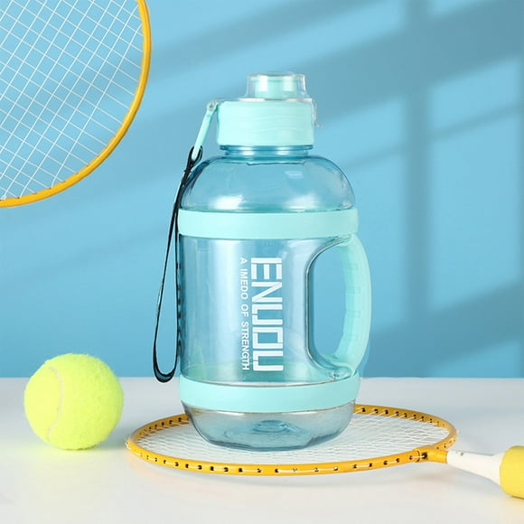 TIMIFIS Sports Water Bottle Large Capacity Fitness Sports Water Bottle , Edibility Grade Plastic, Leakproof Popup Cap, for Gym, Outdoor, Office Work (2400ml) Camping & Hiking
