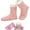 Pink, variant on cosyone1997 Women's Fuzzy Slipper Socks with Grips, Thermal Sherpa Fleece Lined, Winter Warm Cabin Foot Warmers Non-Slip Grippers, Fluffy Cozy Gifts