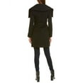 thumbnail image 2 of FLEURETTE womens  Medium Wool Wrap Coat, 16, Black, 2 of 3