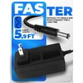 thumbnail image 3 of 5.9ft Charger for Massager Charger, Compatible with LMS-801,Papillon,InvoSpa,Mo Cuishle,Viktor Jurgen and Oth. Massager Charger Cable DC Plug High Speed Power Supply 12V - Black, 3 of 5