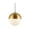 Brass Gold, variant on JONATHAN Y Remy 15.75" Adjustable Iron/Glass Art Deco Mid-Century Globe LED Pendant, Brass Gold