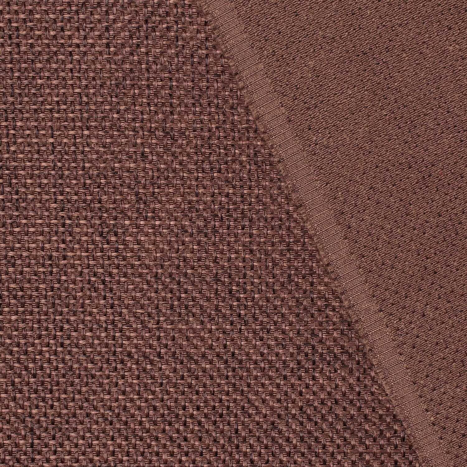 Plain Woven Inlay Upholstery Fabric Shiny Heavyweight Durable Polyester (59/60 Inches) By The Yard - For Furniture, Curtains, & Décor - Brown (10 Yards)