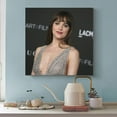 thumbnail image 3 of Poster Dakota Johnson Erotogenic Art Print Photo Art Painting Canvas Poster Home Decorative Bedroom Modern Decor Posters Gifts 20x20inch(50x50cm), 3 of 5