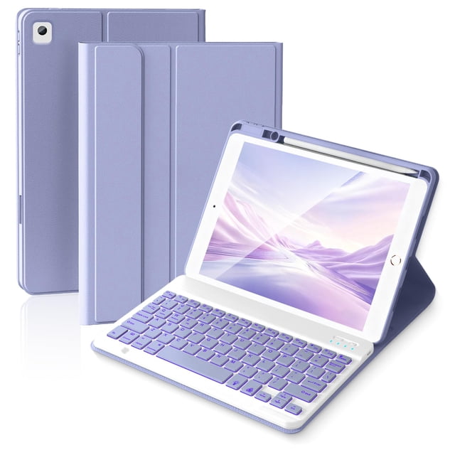 Funda con Teclado Inalámbrico ABEIFAN para iPad 9a Generación 10.2"