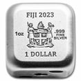 thumbnail image 2 of 2023 Fiji 1 oz AG $1 Year Of The Rabbit Dice Coin w/ Box & COA, 2 of 4