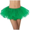 thumbnail image 1 of Amscan Tulle Elastic Waistline Costume Tutu, Adult Size, Green, 1 of 2
