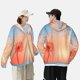 thumbnail image 4 of Balery The Sunset of Dandelion Sudadera ligera de manga larga con capucha y protección solar UPF 50+ para hombre y mujer, ideal para pesca y running-Medium, 4 of 7