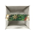 thumbnail image 4 of POLERO Suqare Tissue Box Holder, 5.1"X5.1"X5.5" Waterproof Tissue Box Cover PU Leather Facial Organizer for Dresser Bathroom Home Decor (Happy Chrsitmas Bell), 4 of 7