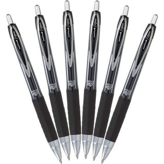 Uniball Signo 207 Impact RT Retractable Gel Pen, 4 Black Pens, 1.0Mm