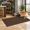Waterproof 2x4 Runner Rug Non Slip Floor Runners For Dogs Brown ...