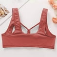 thumbnail image 2 of Front Closure Bras for Older Women Wireless Pullover Push up Bras Front Snap Bras for Senior Padded Bralette, 2 of 5