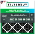 thumbnail image 1 of Filterbuy 16x16x1 MERV 8 (MPR 600) Odor Eliminator, Pleated HVAC AC Furnace Air Filters (1-Pack), 1 of 8