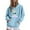 Blue, variant on Halloween Hoodies for Womens Fall Winter Hooded Jacket Loose Casual Fleece Sweatshirts Halloween Cute Ghost Graphic Printed Long Sleeve Sweaters Pullover with Pocket