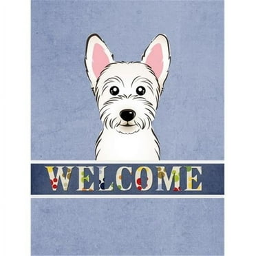 Carolines Treasures BB1412GF Westie Welcome Flag Garden Size