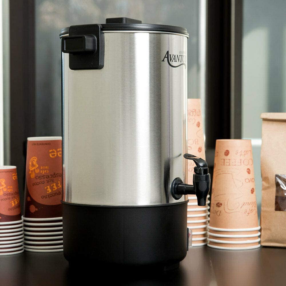New Avantco 30 Cup Electric Coffee Maker Urn Machine Stainless Steel Brewer 