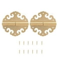 thumbnail image 3 of Bisagras de caja doradaBisagras de puerta antiguas Bisagras de puerta antiguas duraderas Bisagras de puerta doradas Durabilidad probada Jadeshay  A, 3 of 8