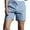 Light Blue, variant on JLFKNG Mens Summer Shorts Simple Solid Color Soft Cotton Adjustable Waist Tie Cool Breathable Thigh Length Shorts With Pockets Suitable For Outdoor Activities