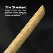 E-BOGU Natural Oak Wooden Sword (40) with Sheath | Practice Sword for Training | Kendo, Iaido, Jodo