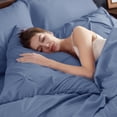 thumbnail image 3 of Juego de edredón Bedsure Queen Size, 7 piezas, azul pizarra, 3 of 7
