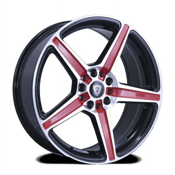 18X8 10-100/114.3 G-LINE #5067 GLOSS BLACK/RED LINE 35/73.1