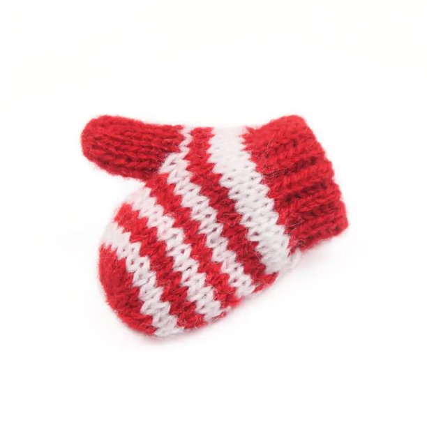 5Pcs/Pack Cotton Knitting Mini Gloves For Hat Clothing Home Decorative Crafts DIY Handmade Make Earrings Pendant Gift Excipients