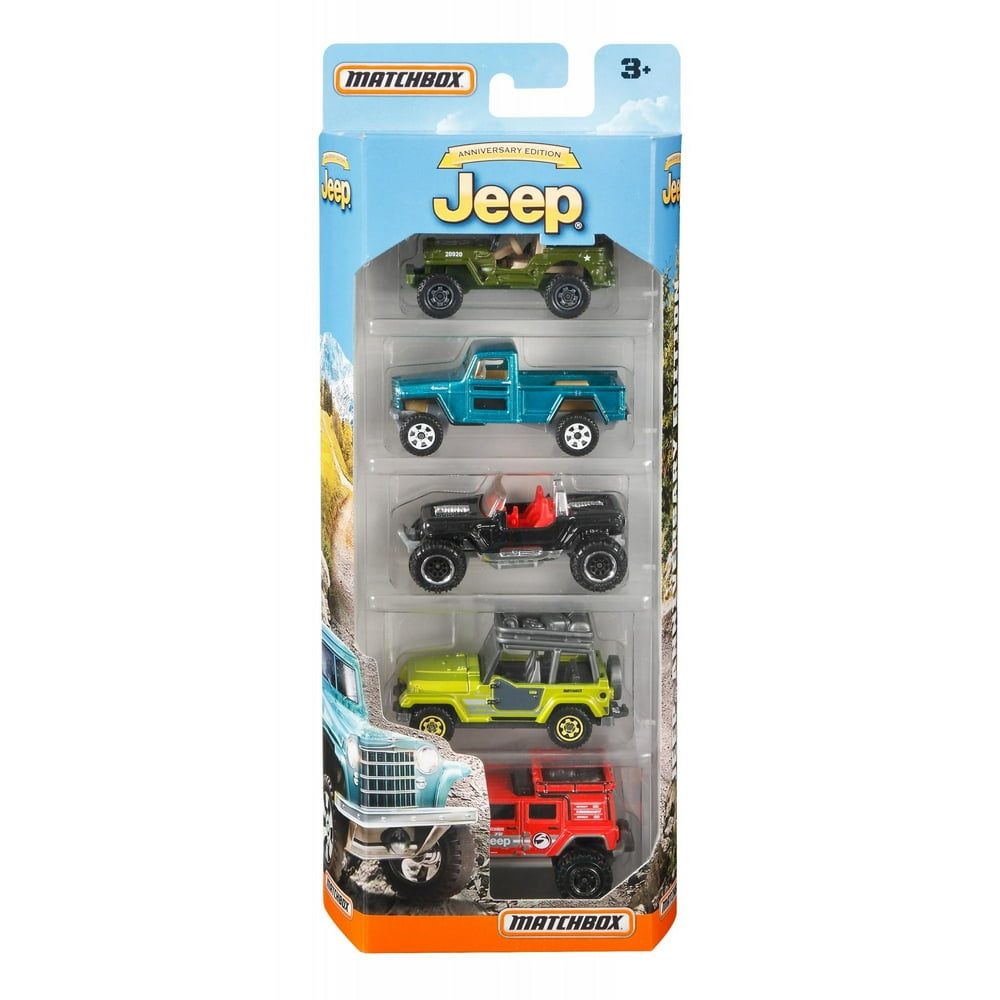 Matchbox Jeep 75th Anniversary 5Pack