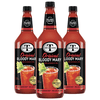 Mr & Mrs T Original Bloody Mary Mix, 1L Bottle, 3 Pack – Premium Cocktail Mixer for Spicy Bloody Marys, Ready to Use