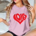 thumbnail image 4 of Camisetas de Manga Corta para Mujeres, Camiseta de Cuello Redondo Impresa de Moda, Primavera Y Verano Casual, 4 of 8