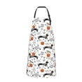 thumbnail image 2 of Picia Halloween Dachshund Waterproof Apron for Unisex Adult - Adjustable Bib Apron with Pockets, Ideal for Cooking, Gardening, Painting, and Household Chores, 2 of 9