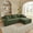 Green, variant on Cloud Sectional Couch,Modern Modular Sleeper Sectional Sofa with Deep Seat,Corduroy Boneless Couches with L-Shape Chaise for Living Room, Bedroom, Apartment (Green, Right Facing Chaise)