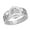 Silver, variant on Stainless Steel Cubic Zirconia Hollow Round Tree of Life Ring for Women Gold Size 9