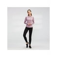 thumbnail image 3 of Skyllee Zip Pullover Women Long Sleeve Running Jacket Workout Yoga Quick-Drying Shirts S-2XL, 3 of 7