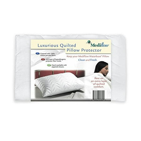 Mediflow Quilted Pillow Cover Protector Walmart Com
