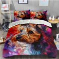 thumbnail image 2 of 3 Pieces Duvet Cover Set Norfolk Terrier Dog 3D Print Bedding 1 Duvet Cover 2 Pillowcases Natural Animals Comforter Sets Soft Breathable for Boys Girls Children ZhtthR, 2 of 6