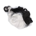 thumbnail image 2 of Peluca blanca y negra, peluca rizada ondulada para mujeres, peluca ondulada para niñas, peluca rizada ondulada, uso conveniente, 2 of 5