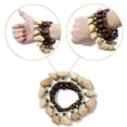 thumbnail image 4 of Pulsera De Conchas De Nueces De Estilo Tribal Africano Pulsera De Conchas De Nueces Accesorios De Percusión De Campanillas Musicales Guardurnaity FN005644-00, 4 of 6
