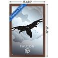 thumbnail image 3 of Marvel Heroic Silhouette - Falcon Wall Poster, 14.725" x 22.375", Framed, 3 of 3