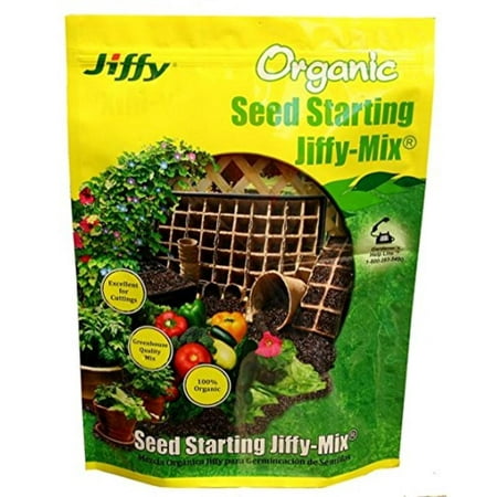 Ferrys Seed - Natural & Organic Starter Mix 10 Quart, Ferry Morse Jiffy Organic Mix 10qt Seed starting mix designed for the special pH and nutrient needs.., By Jiffy