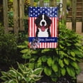 thumbnail image 2 of Carolines Treasures BB2167GF God Bless American with Bernese Mountain Dog Garden Flag, Small, Multicolor, 2 of 3