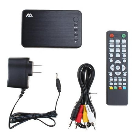 AGPtek 1080P HD HDMI USB Multi Media Player with Stereo L/R Audio Output with Remote