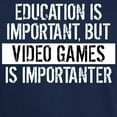 thumbnail image 3 of CafePress - Video Games Is Importanter T Shirt - Men's Classic Graphic Cotton T-Shirt, 3 of 4