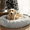 Light Gray, variant on Calming Dog Bed for Medium Dogs - Donut Washable Medium Pet Bed, 30 inches Anti-Slip Round Fluffy Plush Faux Fur Cat Bed, Fits up to 45 lbs Pets
