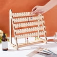 thumbnail image 4 of 5-Tier Earring Organizer 130 Holes Wood Earring Display Stands 65 holes Jewelry Tower Earring Organizer Holder Ear Stud Holder for Stud Earring Bracelet Necklace Ring Selling Retail, 4 of 9