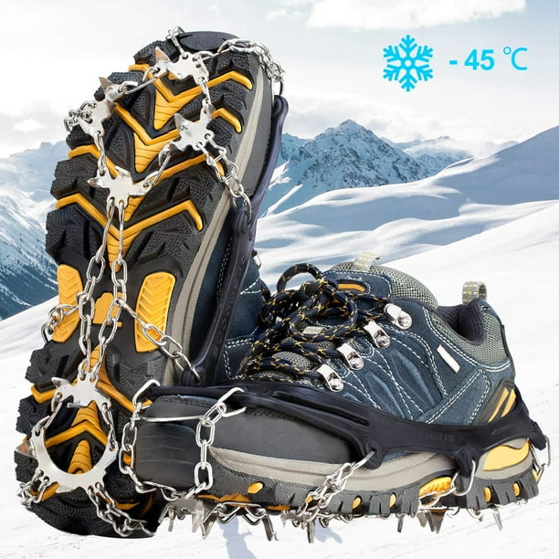 De Caminar Sobre Hielo Crampones Fakiku 19 Puntas De Acero Para