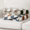 thumbnail image 3 of Jessica Simpson Plush Throw Blanket, Olive / Grey, 50" x 70", 3 of 5
