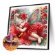 thumbnail image 4 of Pintura de diamante 5D DIY Kit de taladro de forma especial parcial Hada de las flores 30x30cm, 4 of 8