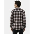 thumbnail image 4 of Burnside Men's Modern Fit Plaid Flannel Shirt with Long Sleeves, Sizes S-2XL, 4 of 5