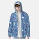thumbnail image 2 of Balery Colorful Sailing Ship Sudadera ligera de manga larga con capucha y protección solar UPF 50+ para hombre y mujer, ideal para pesca y running-Medium, 2 of 7