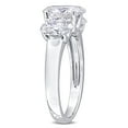 thumbnail image 4 of Created Forever Women's 3ct TW Lab Grown Diamond 14k White Gold 3-Stone Wedding Ring, 4 of 9